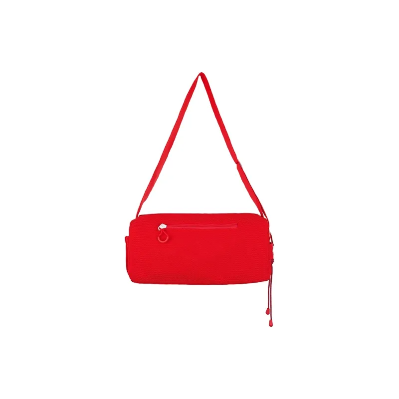 SUMAYZOY Polyester Shoulder Bag Crossbody Bag Regular Unisex Melon Green/Papaya Red/Wandering Black-1