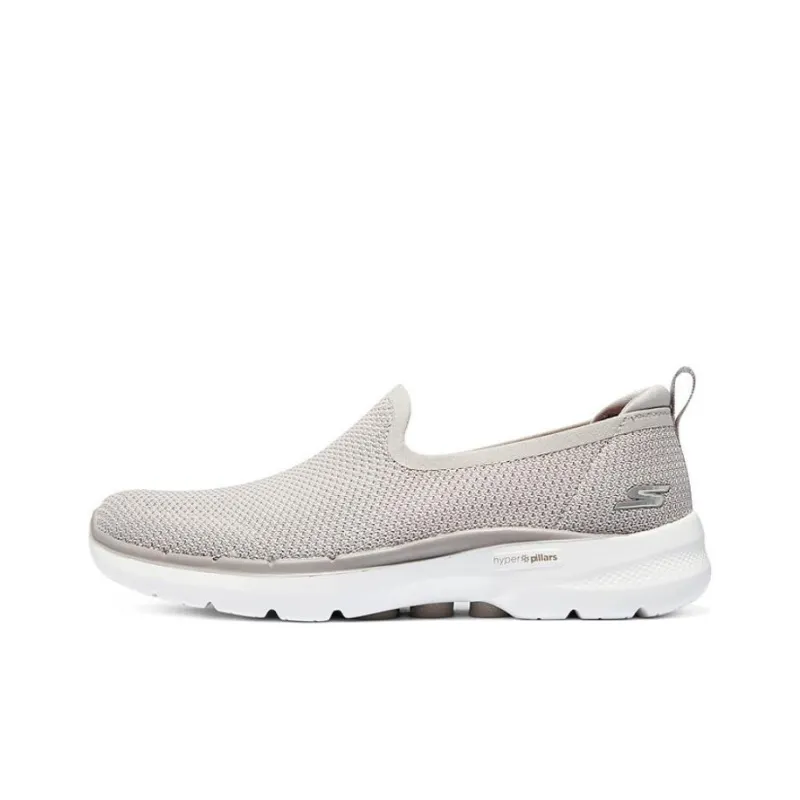 Skechers Cushioning Anti Slip Wear Resistant Breathability Low Top Running Shoes Women's Gray-0