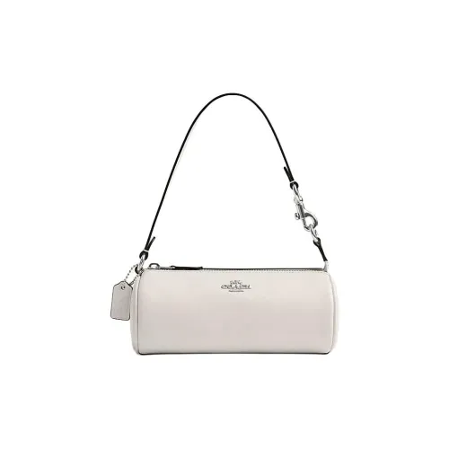 COACH Nolita Cow Leather Cylinder Bag Handbag Shoulder Bag Women's White