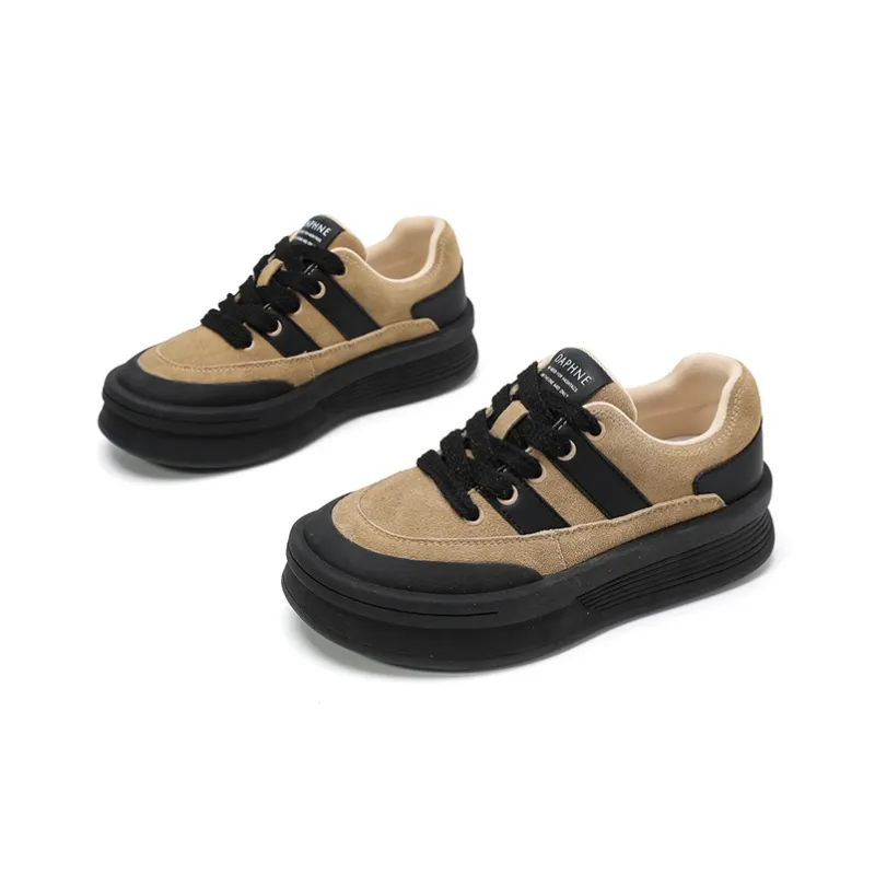 DAPHNE Abrasion Resistant Slip Resistant Low Top Skateboard Shoes 4cm Women's-16