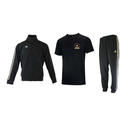 Adidas Casual Sportswear Men Set Black/Gold