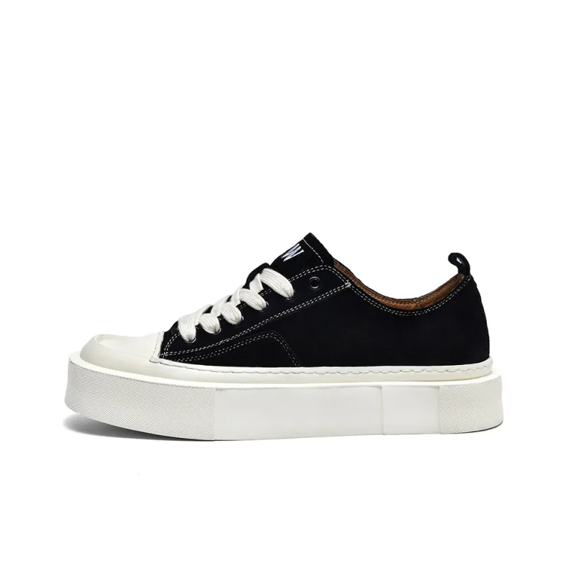 D&W Wear Resistant Height Increasing Low Top Skateboard Shoes Unisex-1