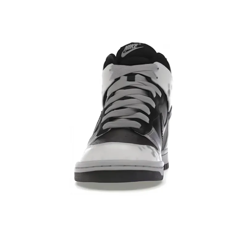 Nike Dunk High Splatter Black White Purple Women's-3