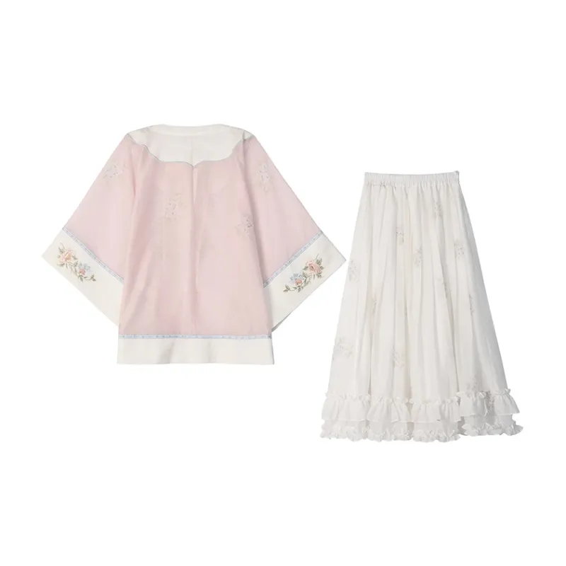 SNBL Hanfu Women's Top+Skirt-1