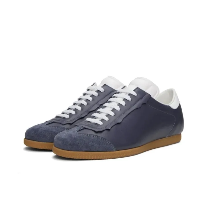 Maison Margiela Low Top Skateboard Shoes Men's Dark Blue-3