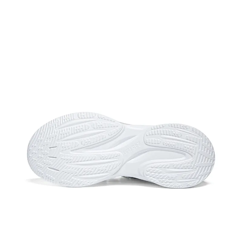 Warrior Students' Running Shoes Lightweight And Breathable Low Top Casual Shoes Men's White Blue-4