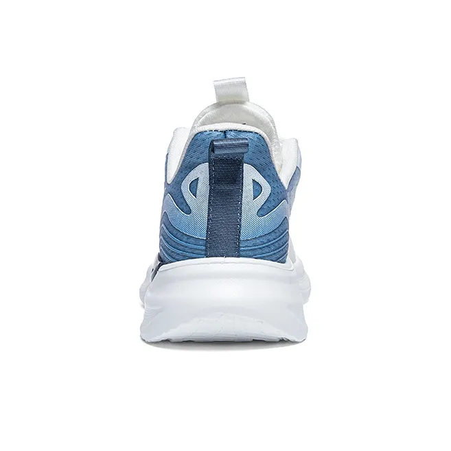 Warrior Students' Running Shoes Lightweight And Breathable Low Top Casual Shoes Men's White Blue-3
