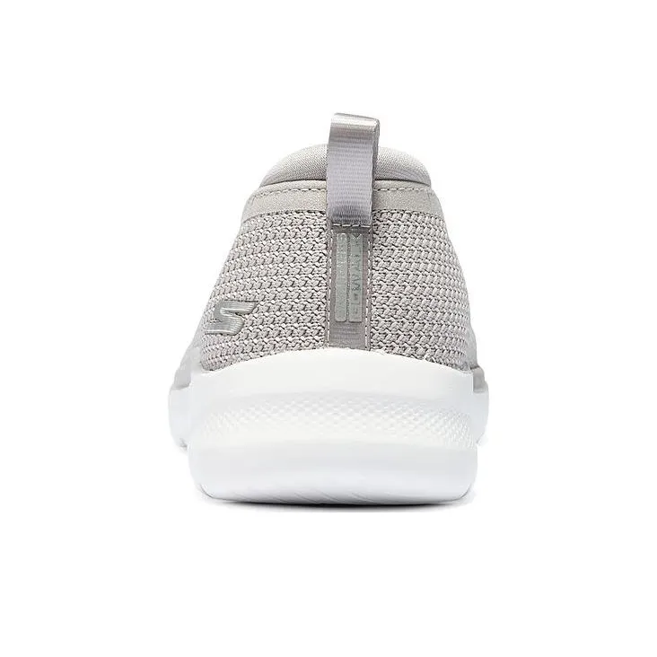 Skechers Cushioning Anti Slip Wear Resistant Breathability Low Top Running Shoes Women's Gray-3