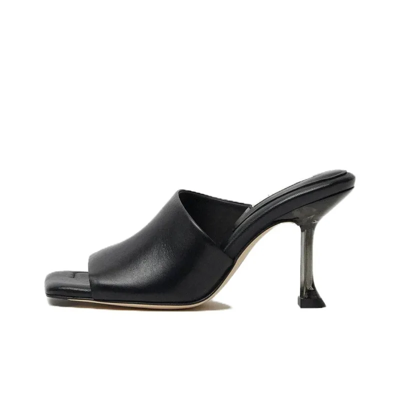 MIISTA Slide Slippers Women's Black-0