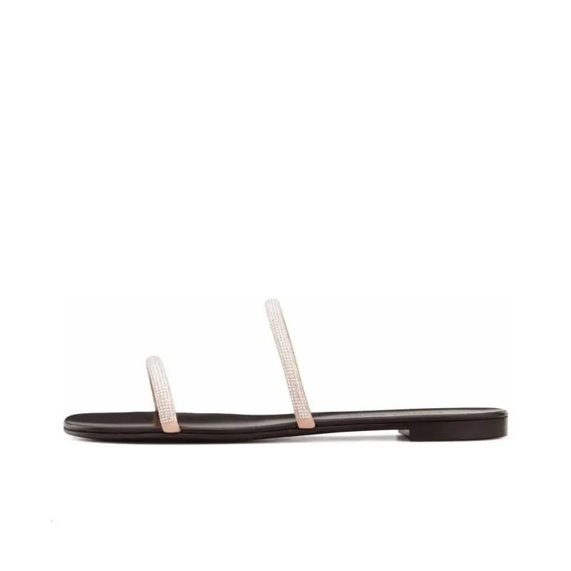 Giuseppe Zanotti/GZ Slide Slippers Women's Pink Black-0