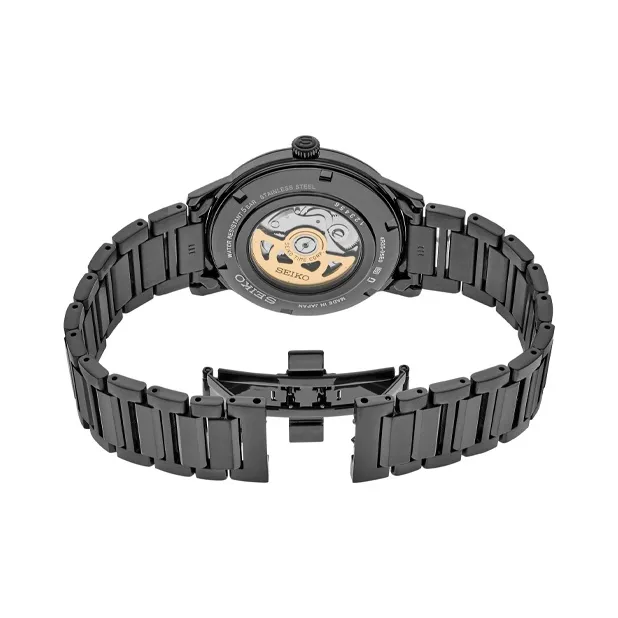 SEIKO Presage Series Mechanical Movement Stainless Steel Strap Watch Men's Watches Green Dial SRPJ15J1-3