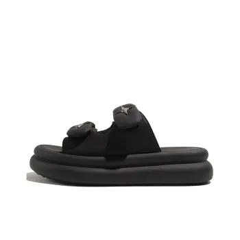 TUOPIN Beach Sandals Unisex Black/Beige