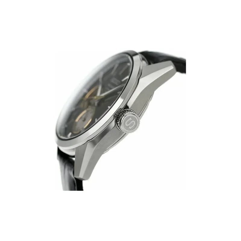SEIKO Automatic Mechanical Movement Leather Watch Bands Watch Men's Watch Black Dial SARJ005-1