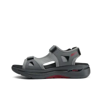 Skechers Beach Sandals Men's Gray Red