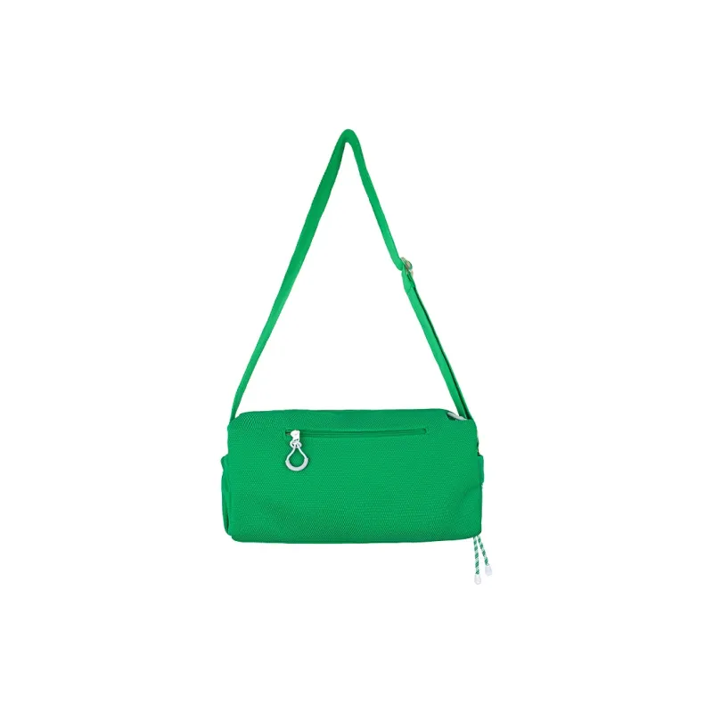 SUMAYZOY Polyester Shoulder Bag Crossbody Bag Regular Unisex Melon Green/Papaya Red/Wandering Black-4