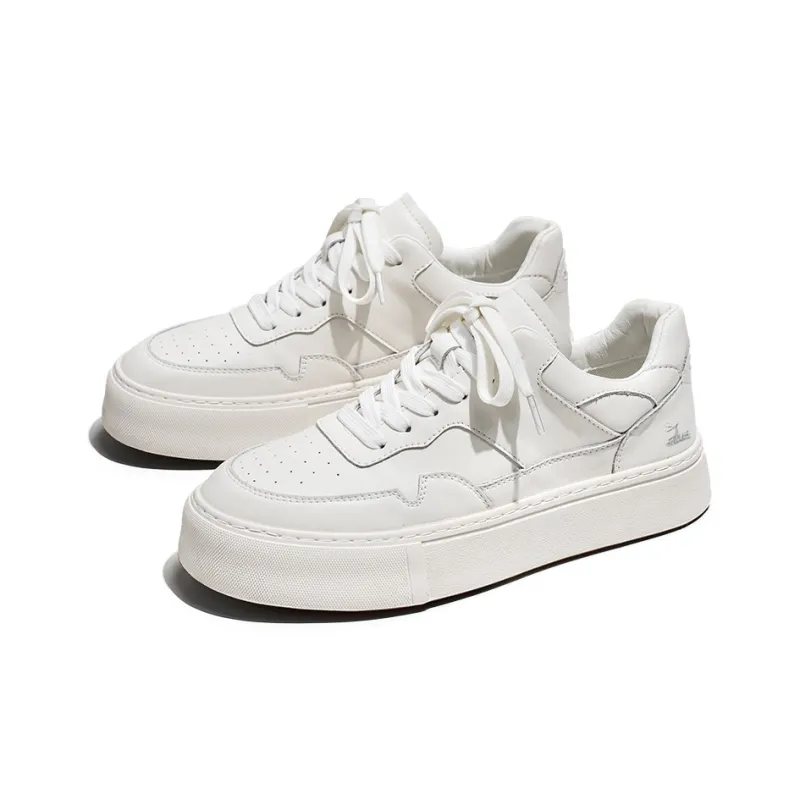 Kangaroo Head Low Top Skateboard Shoes Unisex White-1