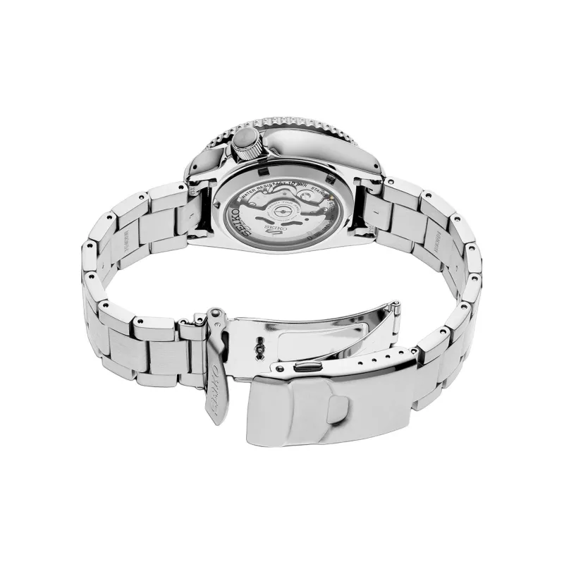 SEIKO Automatic Mechanical Movement Stainless Steel Strap Watch Men's Watch Silver Dial SRPK09K1-2