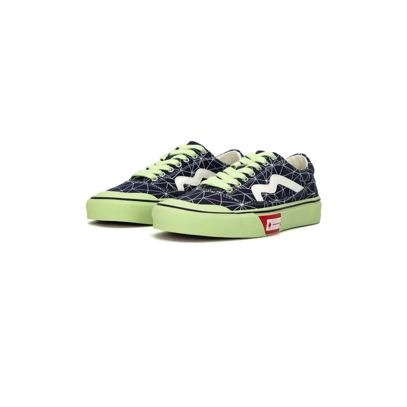 BOBBIE BURNS Anti Slip Wear Resistant Low Top Canvas Shoes Unisex Navy Blue-2