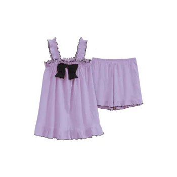 The Story Of The Flower Season Pajama Set Women's Light Purple
