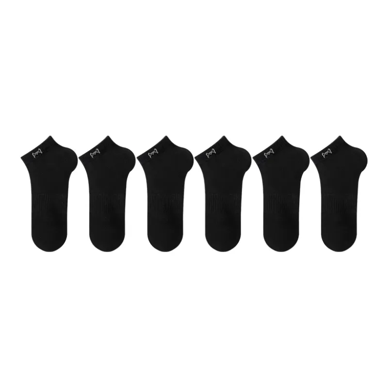 MIIOW No Show Socks Men's 6 Pack-0