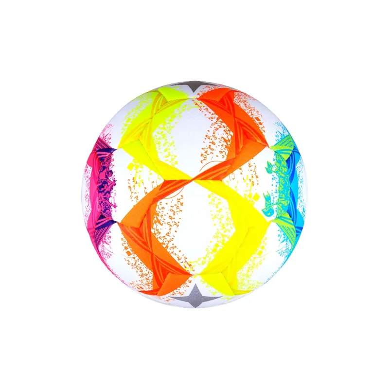 DERBYSTAR Size 5 Soccer PU Hand Stitched Soccer Ball Unisex White/Multicolor-2