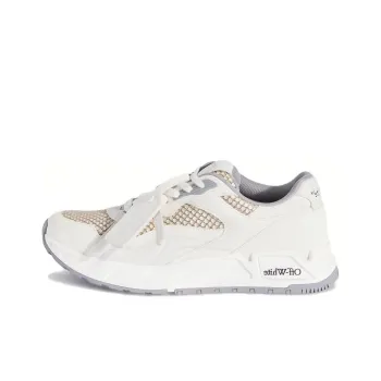 OFF WHITE Kick Off Low Top Sneakers 'White Tan'