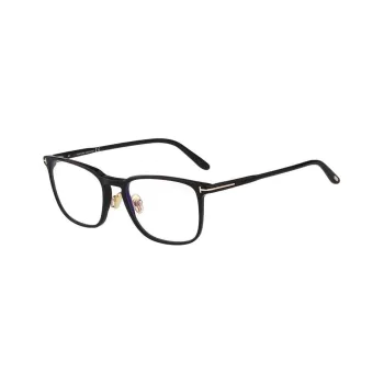TOM FORD Plastic Acetate Square Eyeglass Frames Unisex Black