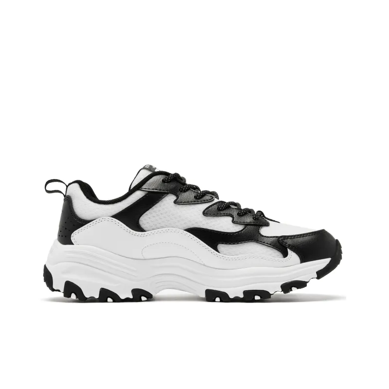QIAODAN Breathable Lightweight Rebound Low Top Casual Shoes Women's Black White-1