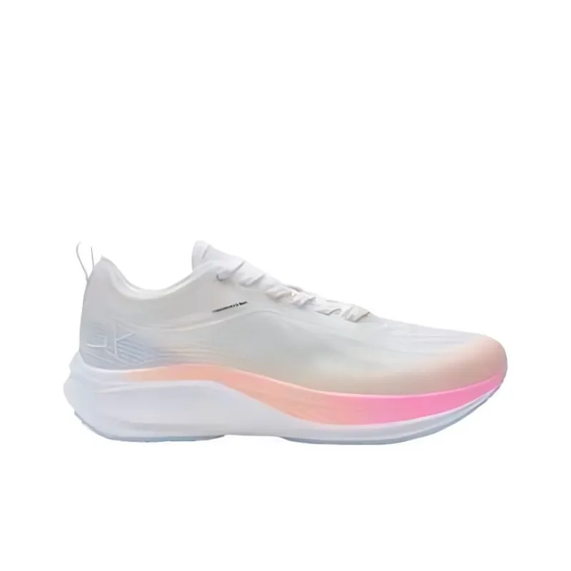 XTEP Light Wing 2.0 Slip Resistant Low Top Running Shoes Women's White Pink-1