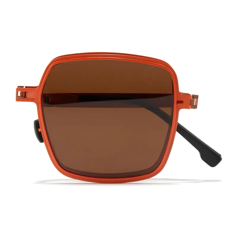 CYXUS PC Square Sunglasses Unisex Black Blue Coffee Red-13