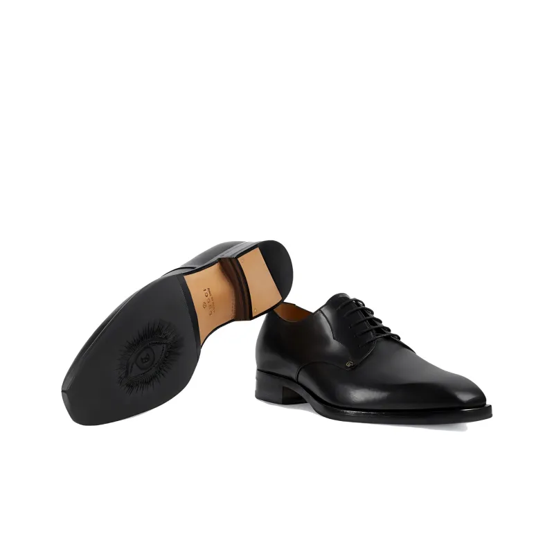 GUCCI Dress Shoes Men Low-Top Black-4