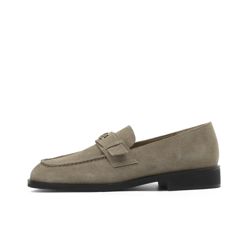 JOSINY Loafers 2.7cm Women's Brown/Gray Green-10