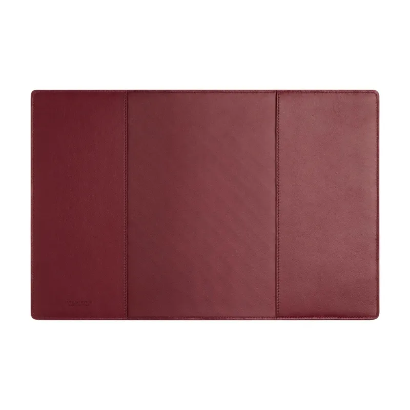Bottega Veneta Intrecciato Calfskin Laptop Case Bag Accessory Tubas Men's Burgundy-2