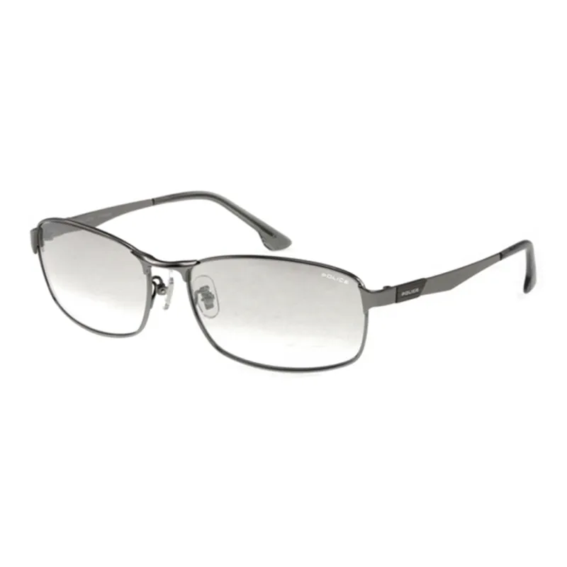 Police Irregular Shape Sunglasses Men's Black-1