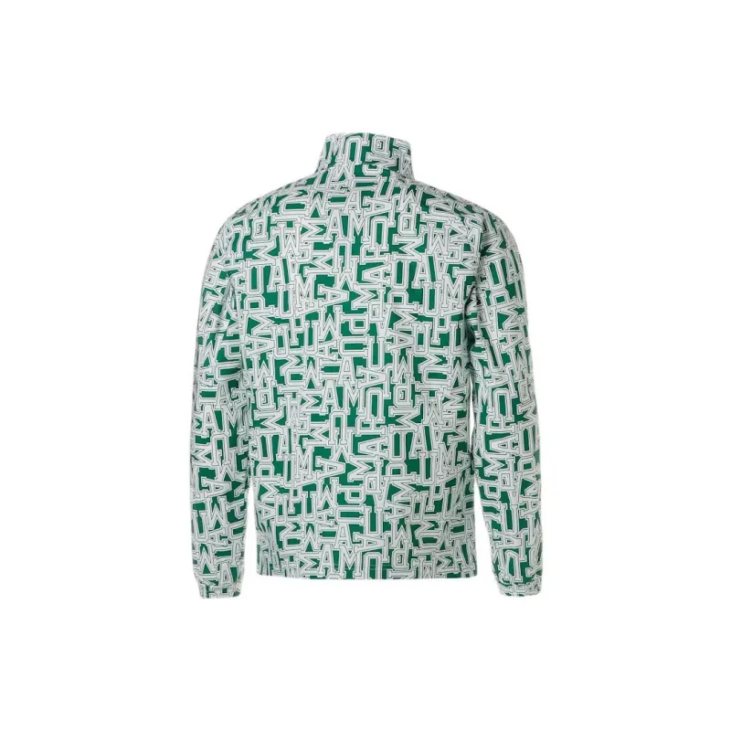 PUMA Golf Graphic Stretch Long Sleeve Jacket Jackets Coats Men's Green-1