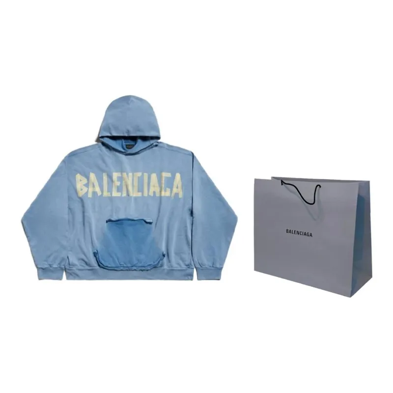 Balenciaga Ripped Pocket Hoodie-8
