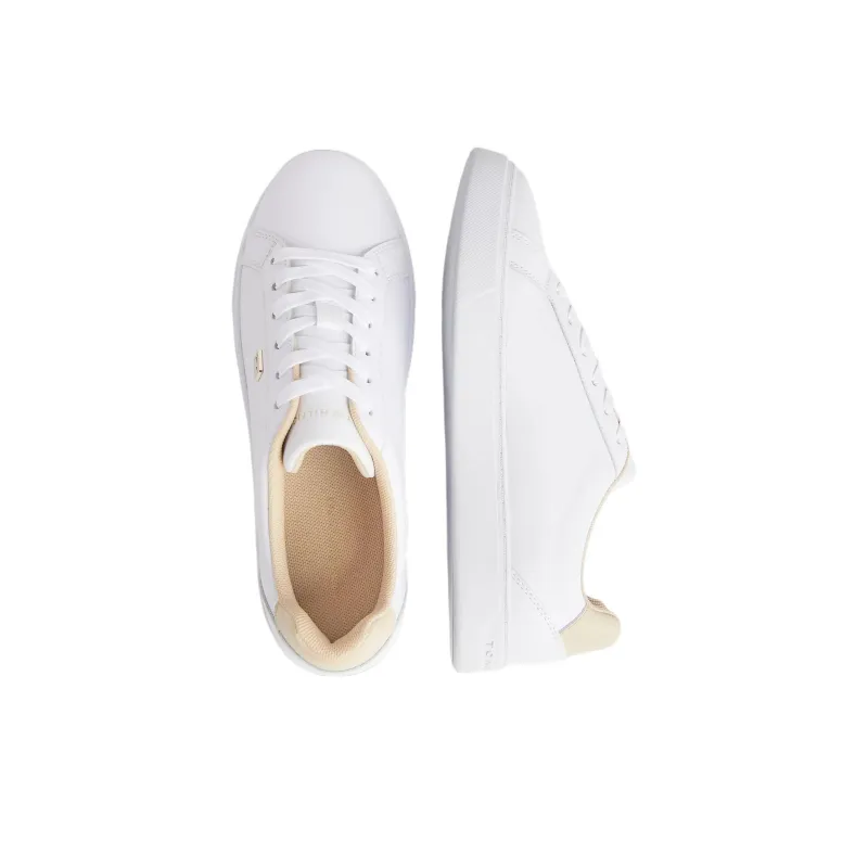 Tommy Hilfiger Low Top Skateboard Shoes Women's White-2