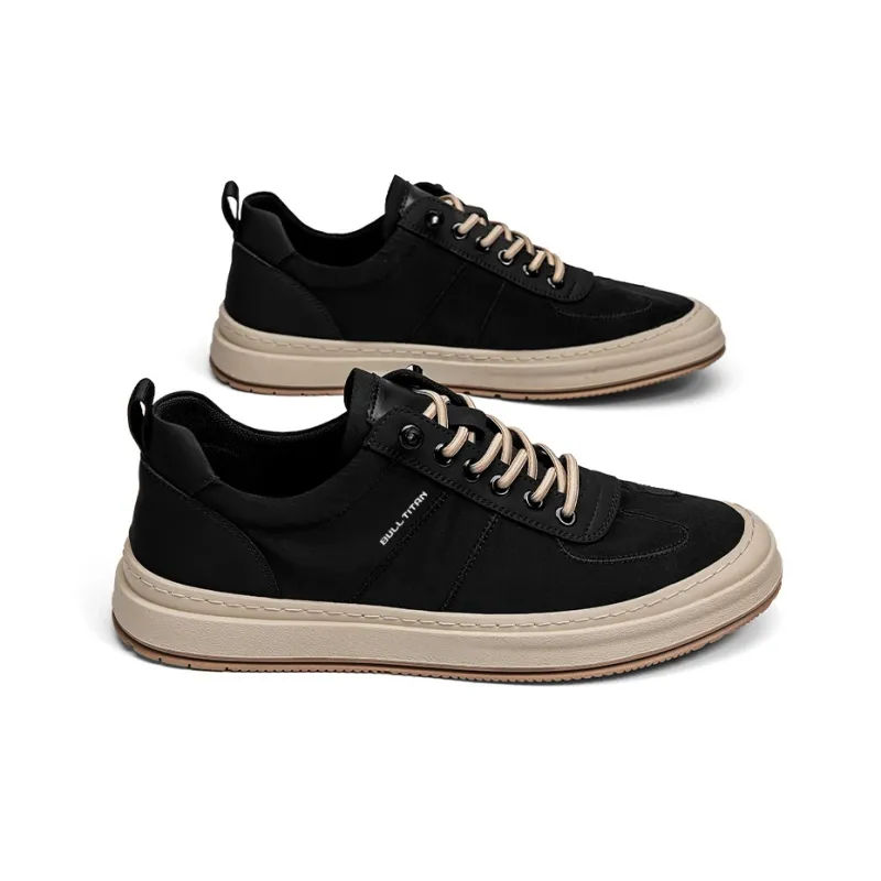 GONG NIU JU REN Anti-Slip And Wear-Resistant Breathable Low-Top Skateboard Shoes Men's-3