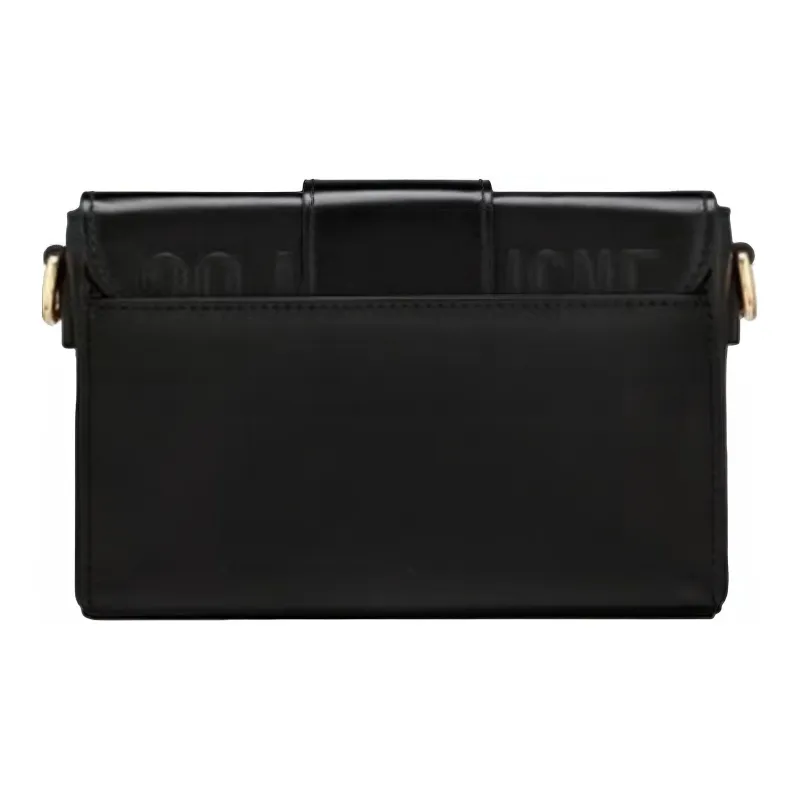 DIOR 30 Montaigne Collection Cow Leather Box Bag, Shoulder Bag, Crossbody Bag Women's Black-4