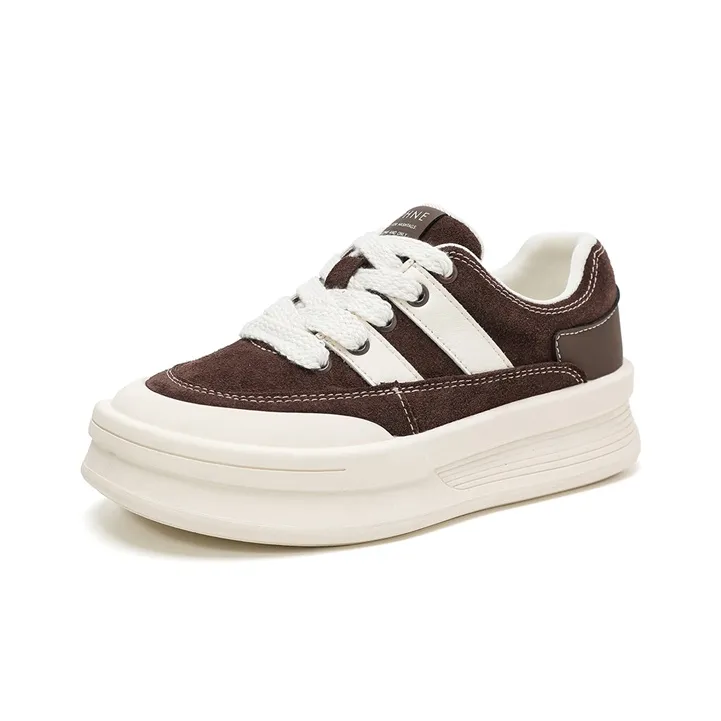 DAPHNE Abrasion Resistant Slip Resistant Low Top Skateboard Shoes 4cm Women's-1