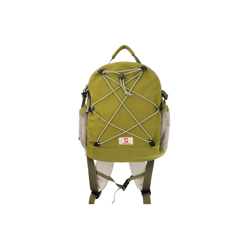 SUMAYZOY Nylon Backpack Regular Unisex Lilac Pink/Hydrangea Green/Tranquil Black-9