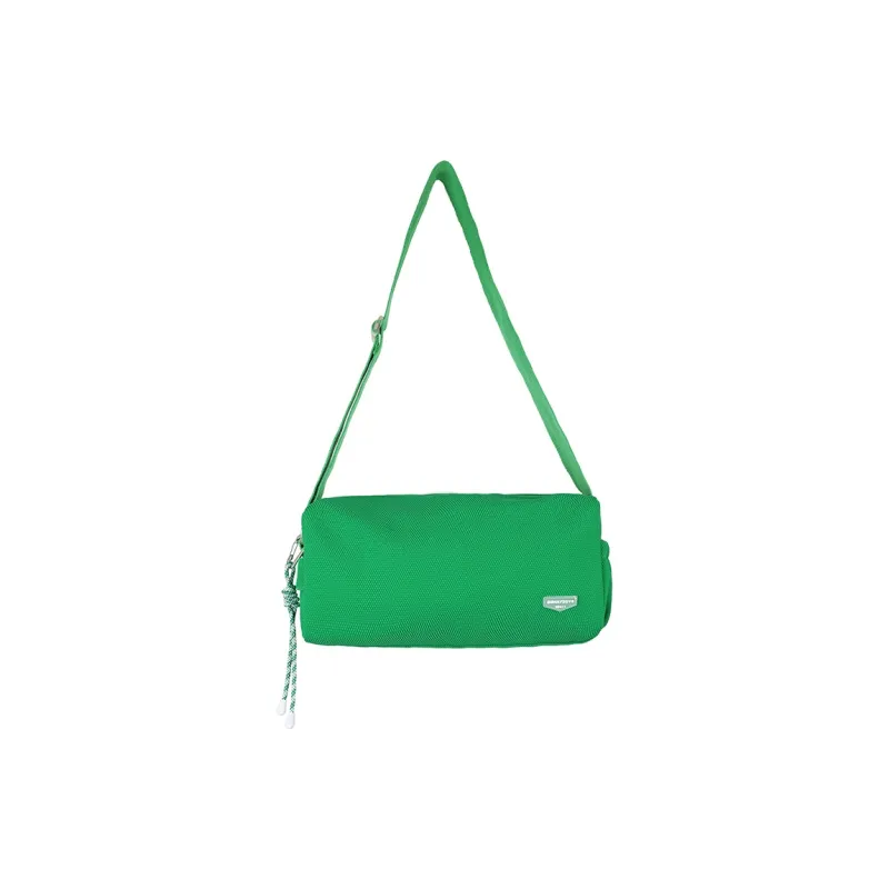 SUMAYZOY Polyester Shoulder Bag Crossbody Bag Regular Unisex Melon Green/Papaya Red/Wandering Black-3
