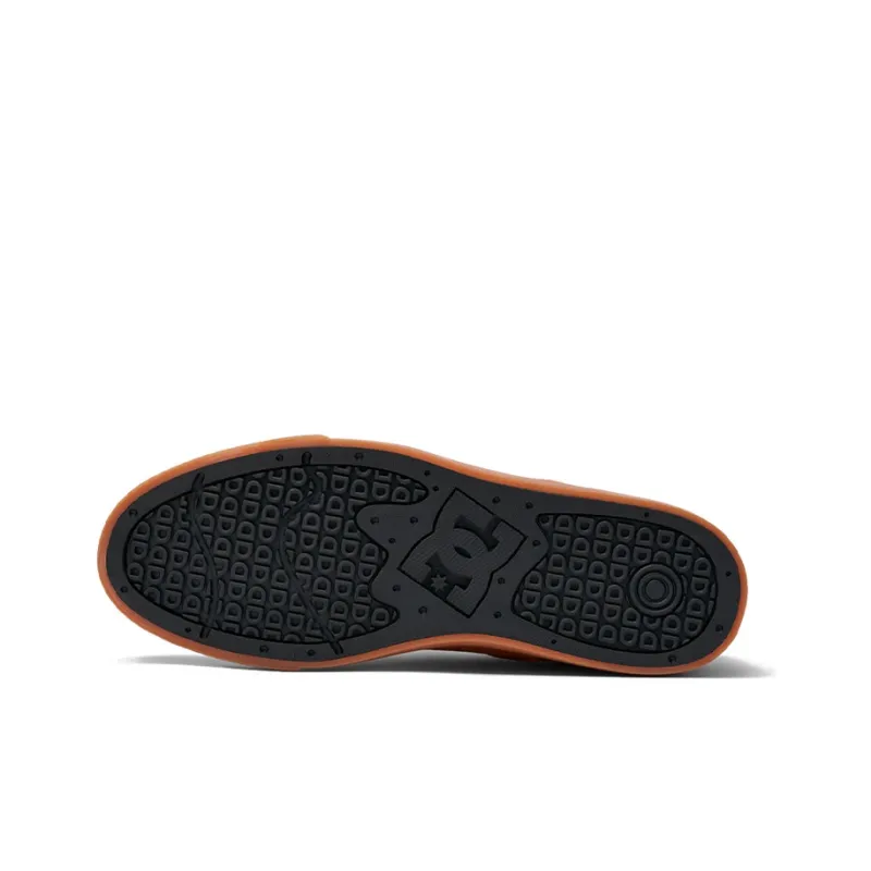 DC Shoes TEKNIC Slip Resistant Cushioning Wear Resistant Low Top Skateboard Shoes Unisex Brown-4