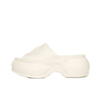 SMFK Compass Slide Slippers Women's Milk White Runs Large Suggest 1 Size Down