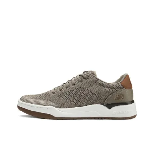 Skechers Cushioning Anti Slip And Wear Resistant Low Top Casual Shoes Men's Taupe