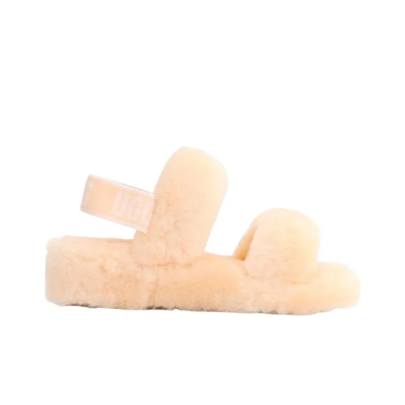 UGG Oh Yeah Fuzzy Sandals & Slippers Women's Light Pink-1