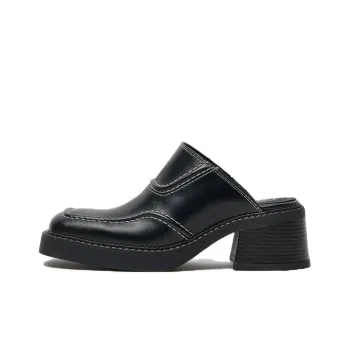MIISTA Wrap-toe Slippers Women's Black