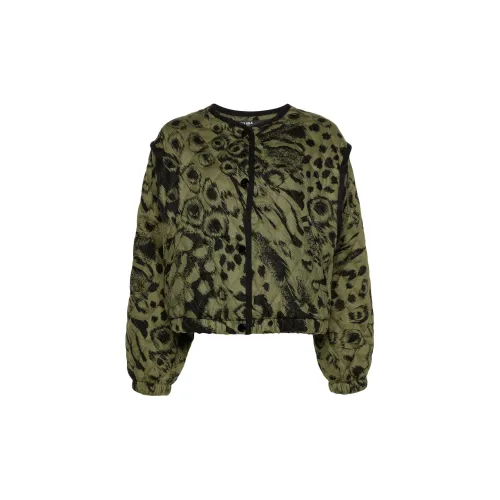 BIMBA Y LOLA Animal-print Quilted Jacket