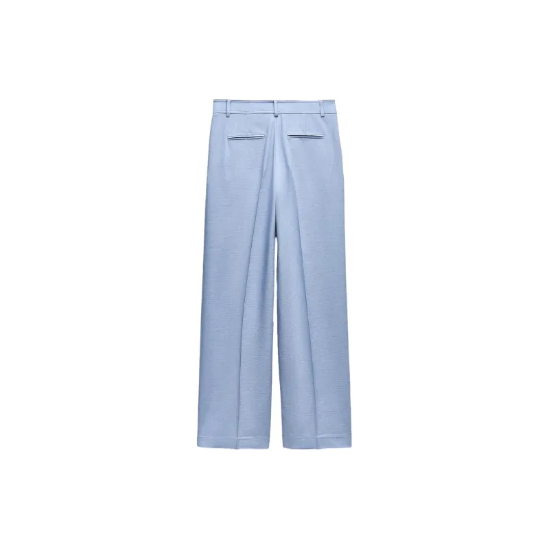 ZARA Suit Trouser Women's Light Blue-1