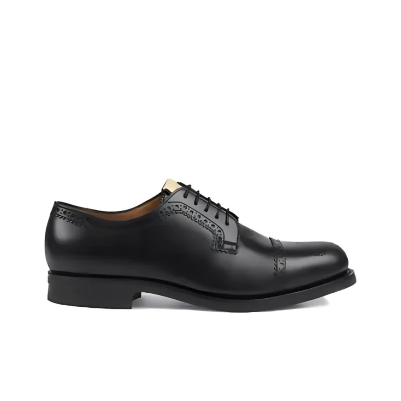 GUCCI Dress Shoes Men Low-Top Black-1